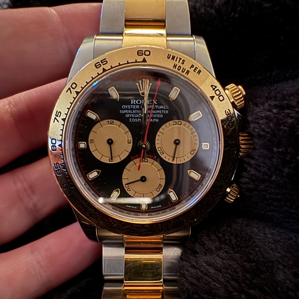 Rolex watch. Paul Newman Daytona. Retails for 55k!2tone.Limited edition.